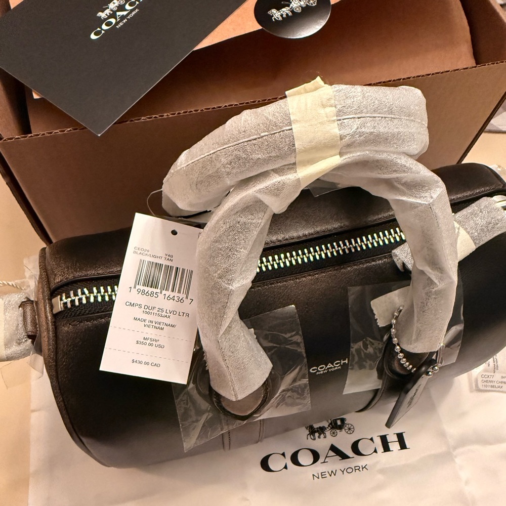 Coach Compass Bag 25 - Loved Leather - NWT - Picture 2 of 7